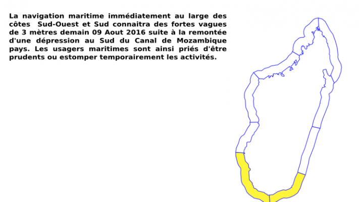 vigilance Forte Houle vendredi 05 août 2016